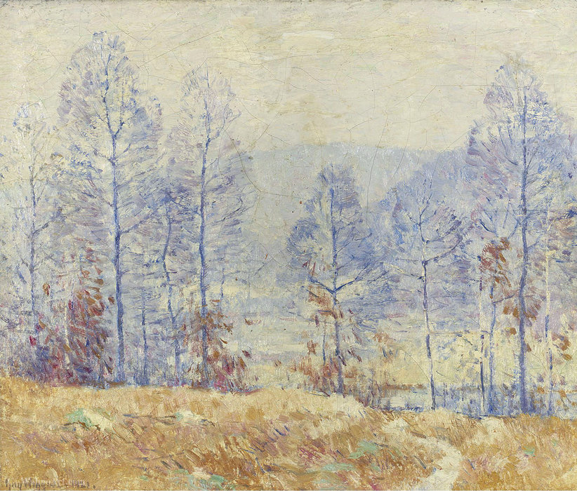 WikiOO.org - Güzel Sanatlar Ansiklopedisi - Resim, Resimler Guy Carleton Wiggins - Frost on the Hills, (1921)