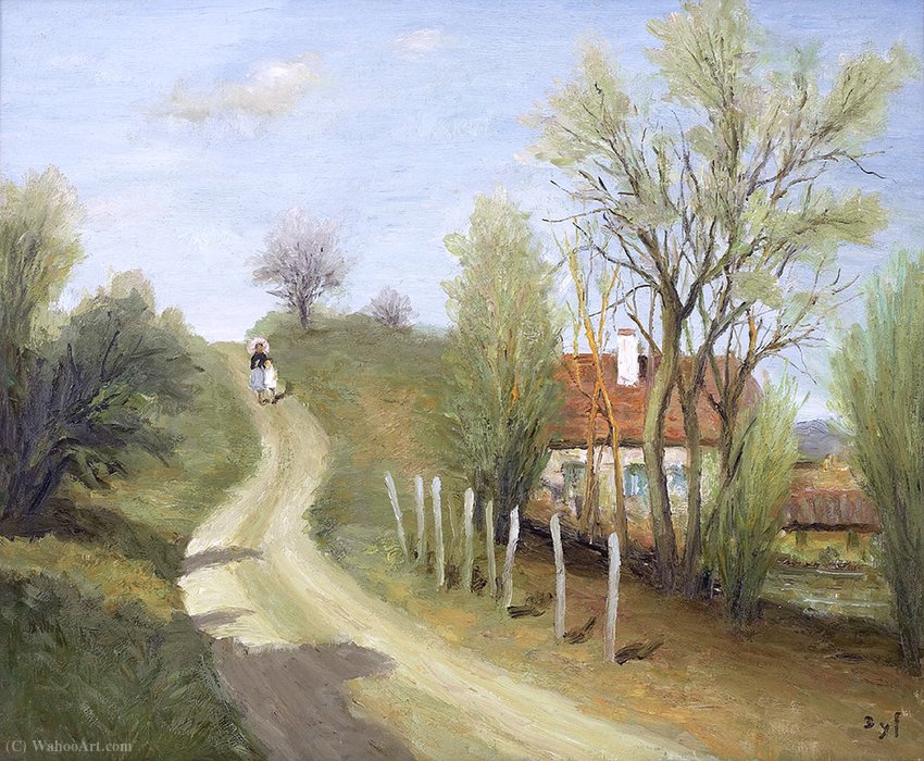 Wikioo.org - The Encyclopedia of Fine Arts - Painting, Artwork by Marcel Dyf - Afternoon walk