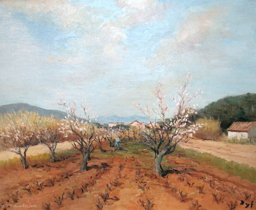 WikiOO.org - Encyclopedia of Fine Arts - Maleri, Artwork Marcel Dyf - An orchard