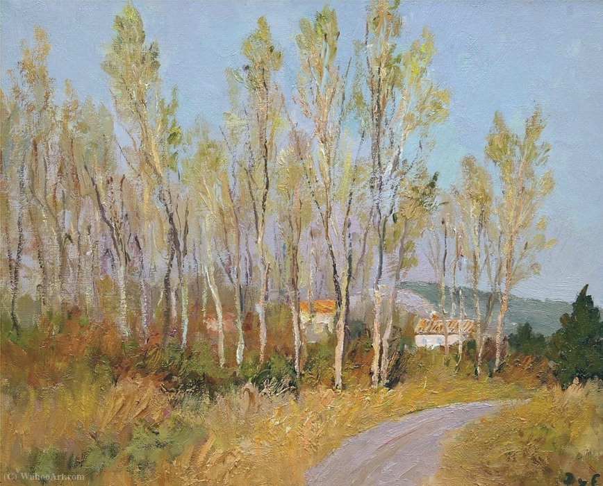 WikiOO.org - 백과 사전 - 회화, 삽화 Marcel Dyf - Countryside in Provence