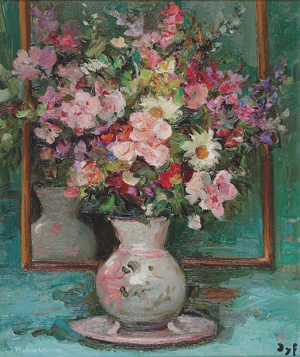 WikiOO.org - Güzel Sanatlar Ansiklopedisi - Resim, Resimler Marcel Dyf - Flowers