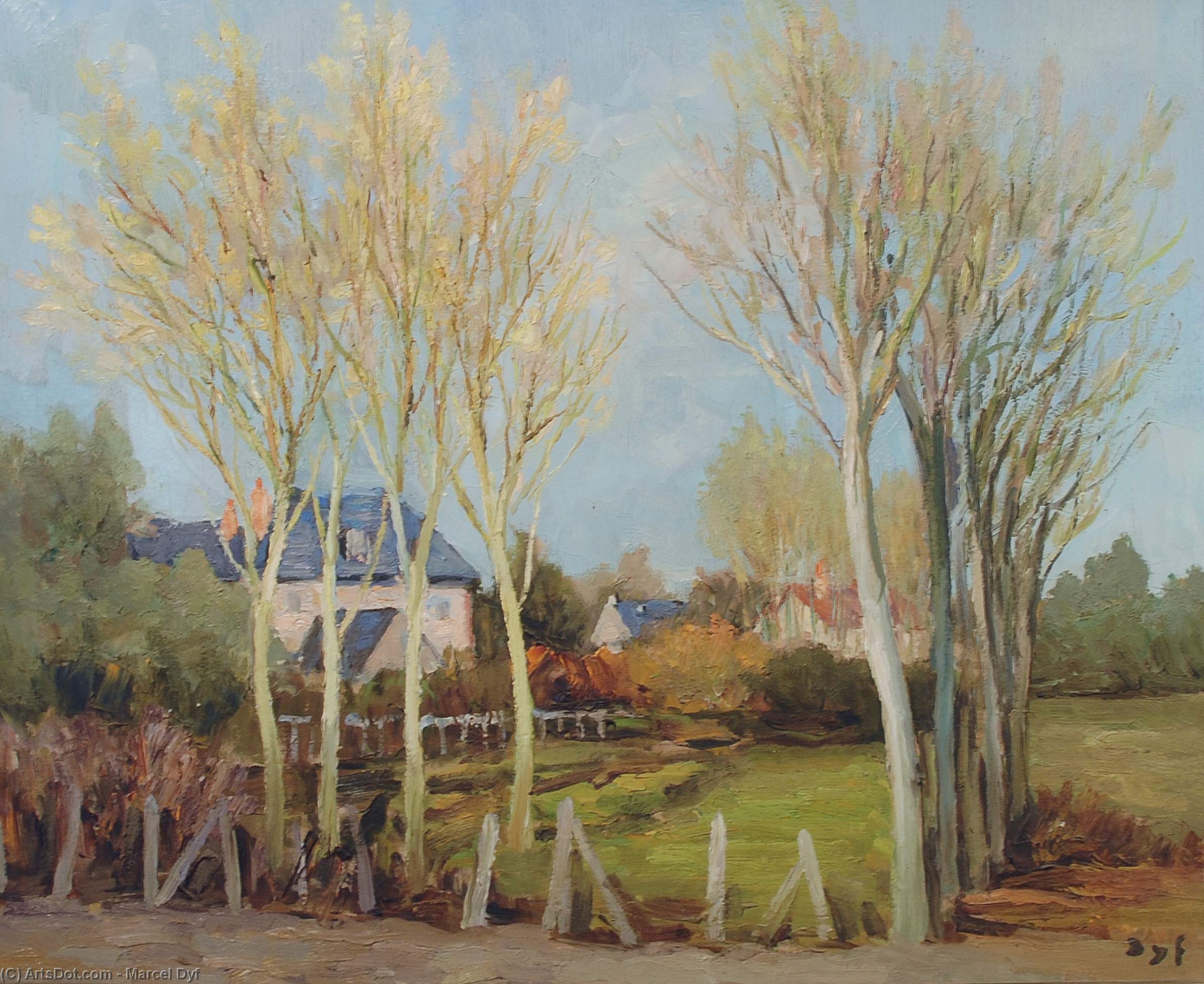 Wikioo.org - The Encyclopedia of Fine Arts - Painting, Artwork by Marcel Dyf - Landscape of Dordogne