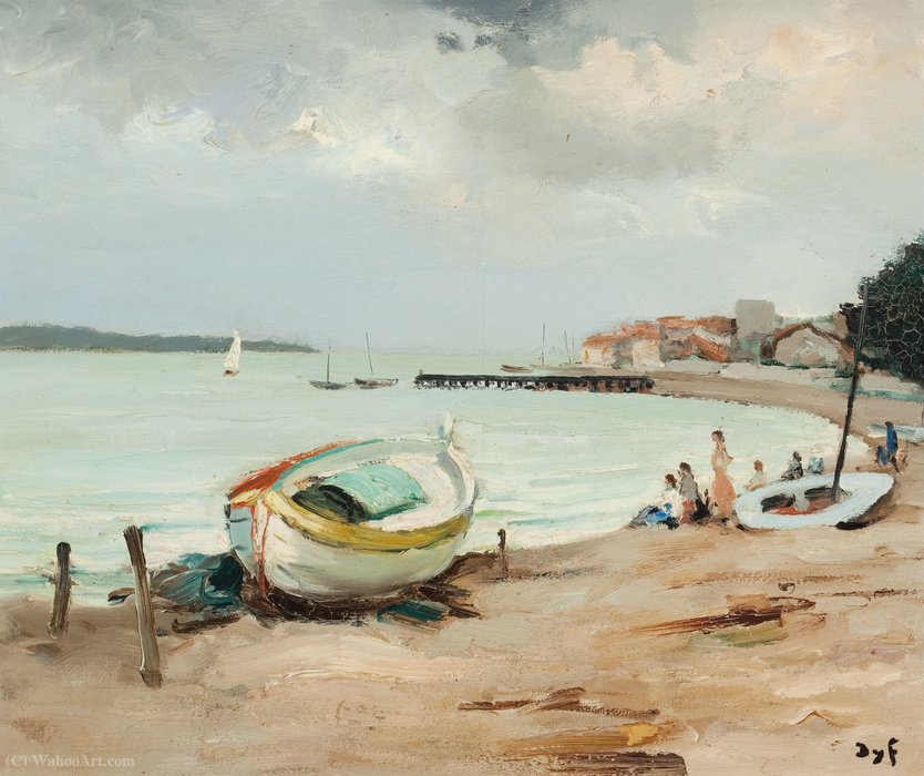 Wikioo.org - The Encyclopedia of Fine Arts - Painting, Artwork by Marcel Dyf - Mediterranean coast