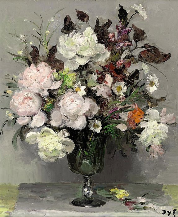 Wikioo.org - The Encyclopedia of Fine Arts - Painting, Artwork by Marcel Dyf - Peonies