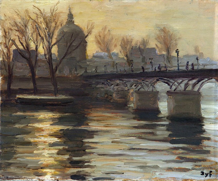 Wikioo.org - The Encyclopedia of Fine Arts - Painting, Artwork by Marcel Dyf - Pont des Arts