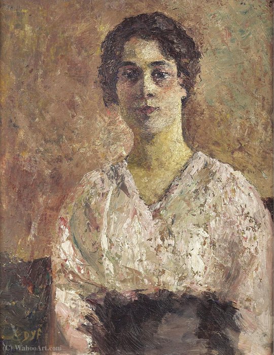 Wikioo.org - The Encyclopedia of Fine Arts - Painting, Artwork by Marcel Dyf - Portrait of Woman