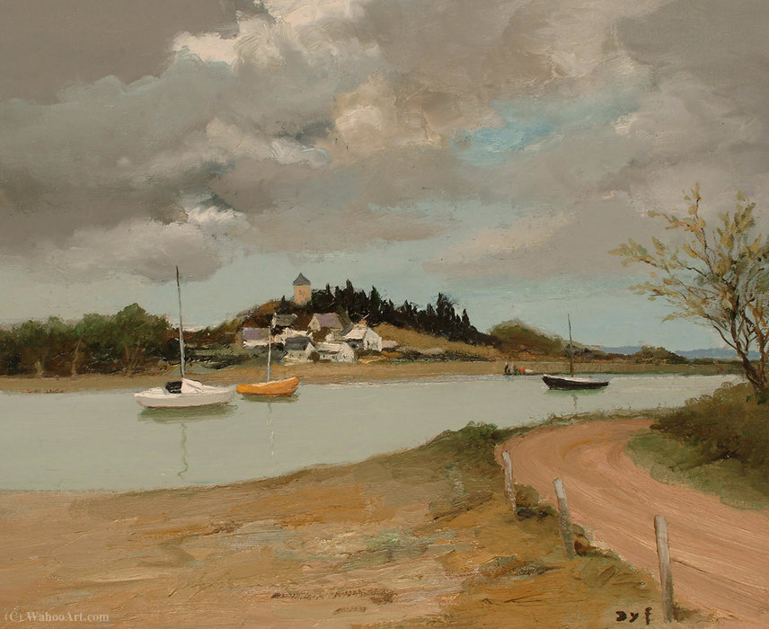 Wikioo.org - The Encyclopedia of Fine Arts - Painting, Artwork by Marcel Dyf - The Bay of Mill