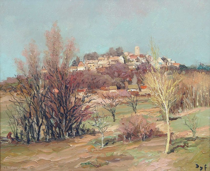 Wikioo.org - Bách khoa toàn thư về mỹ thuật - Vẽ tranh, Tác phẩm nghệ thuật Marcel Dyf - The Castle of Neauphle, near Bois d'Arcy