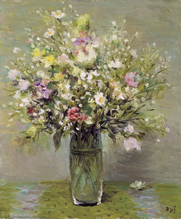 WikiOO.org - Encyclopedia of Fine Arts - Malba, Artwork Marcel Dyf - Wild flowers, (1976)
