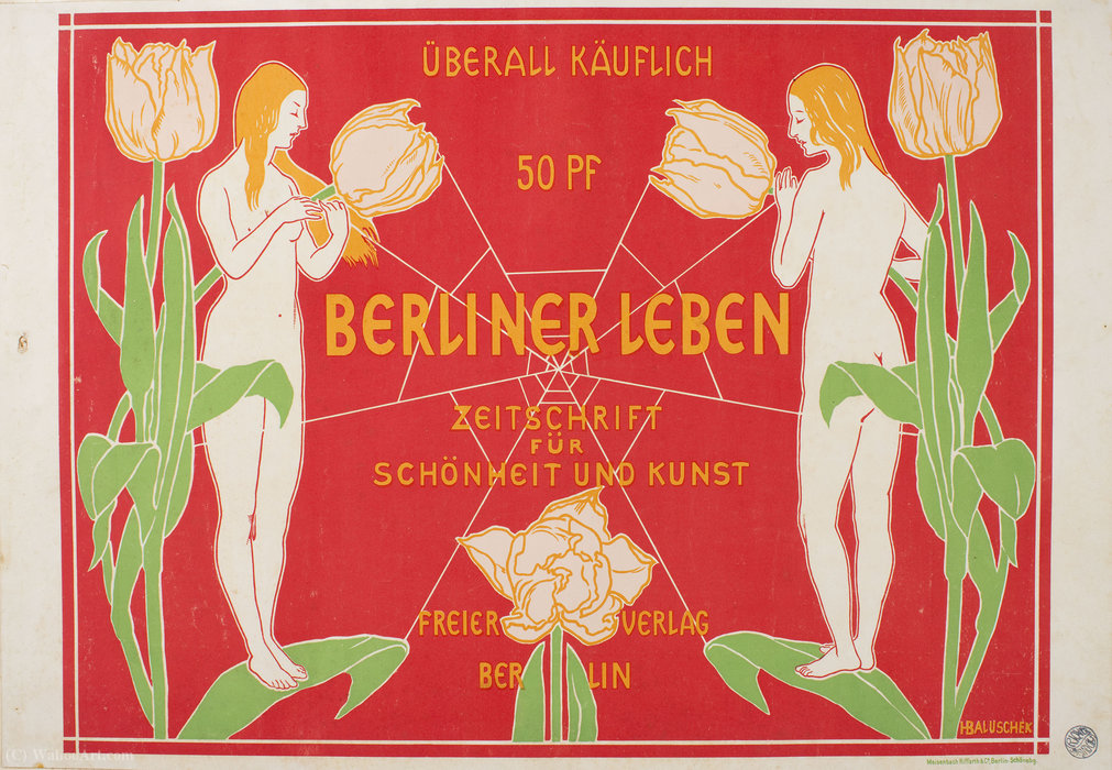 Wikioo.org – La Enciclopedia de las Bellas Artes - Pintura, Obras de arte de Hans Baluschek - Berliner Leben , (37 x 53 cm) (1901)