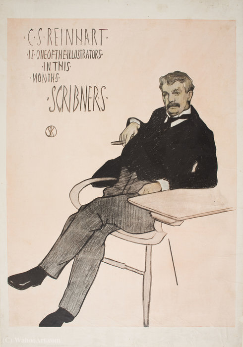 Wikioo.org - The Encyclopedia of Fine Arts - Painting, Artwork by William Sergeant Kendall - 'Scribner's (C.S. Reinhardt)', (44 x 31 CM) (1895)