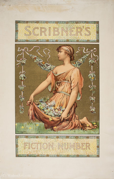 Wikioo.org - The Encyclopedia of Fine Arts - Painting, Artwork by Will Hicok Low - 'Scribner's. Fiction Number', (55 x 36 CM) (1897)