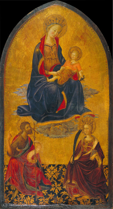 Wikioo.org - The Encyclopedia of Fine Arts - Painting, Artwork by Gherardo Di Jacopo Starnina - (88 x 48 CM) (1400)