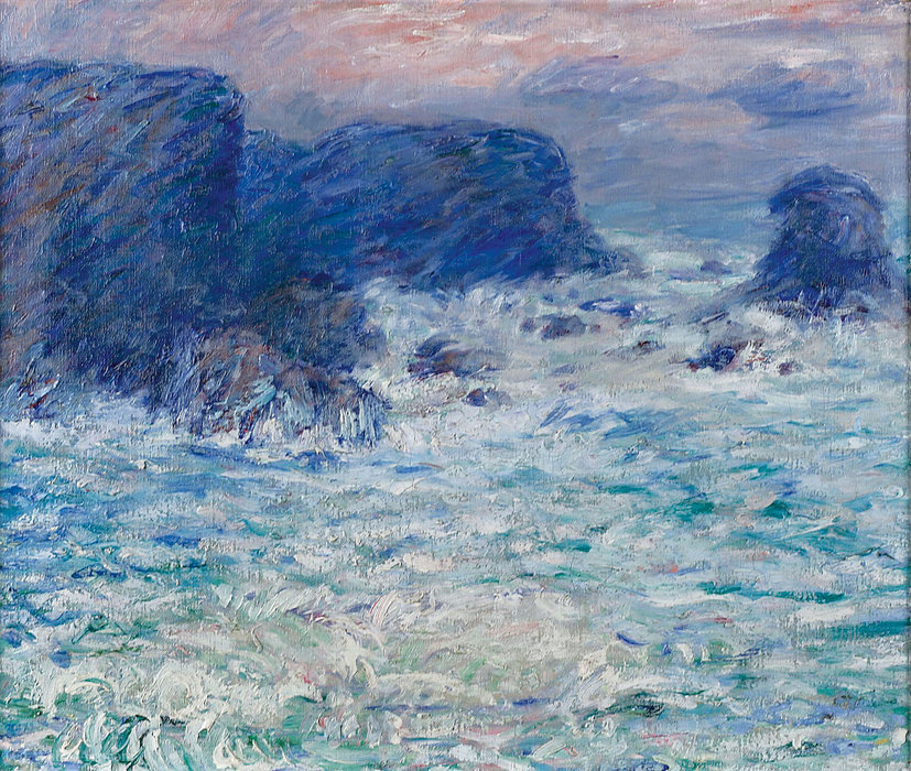 Wikioo.org - The Encyclopedia of Fine Arts - Painting, Artwork by John Peter Russell - Auchien Rock at Belle-Ile