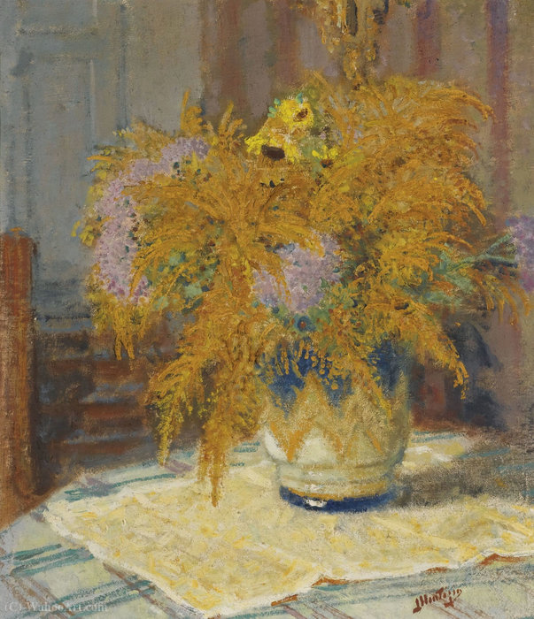 WikiOO.org - Енциклопедия за изящни изкуства - Живопис, Произведения на изкуството Pierre-Eugène Montézin - Bouquet of Flowers