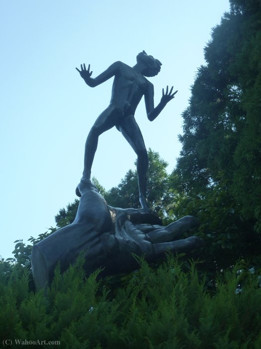 Wikioo.org - The Encyclopedia of Fine Arts - Painting, Artwork by Carl Milles - The hand of god