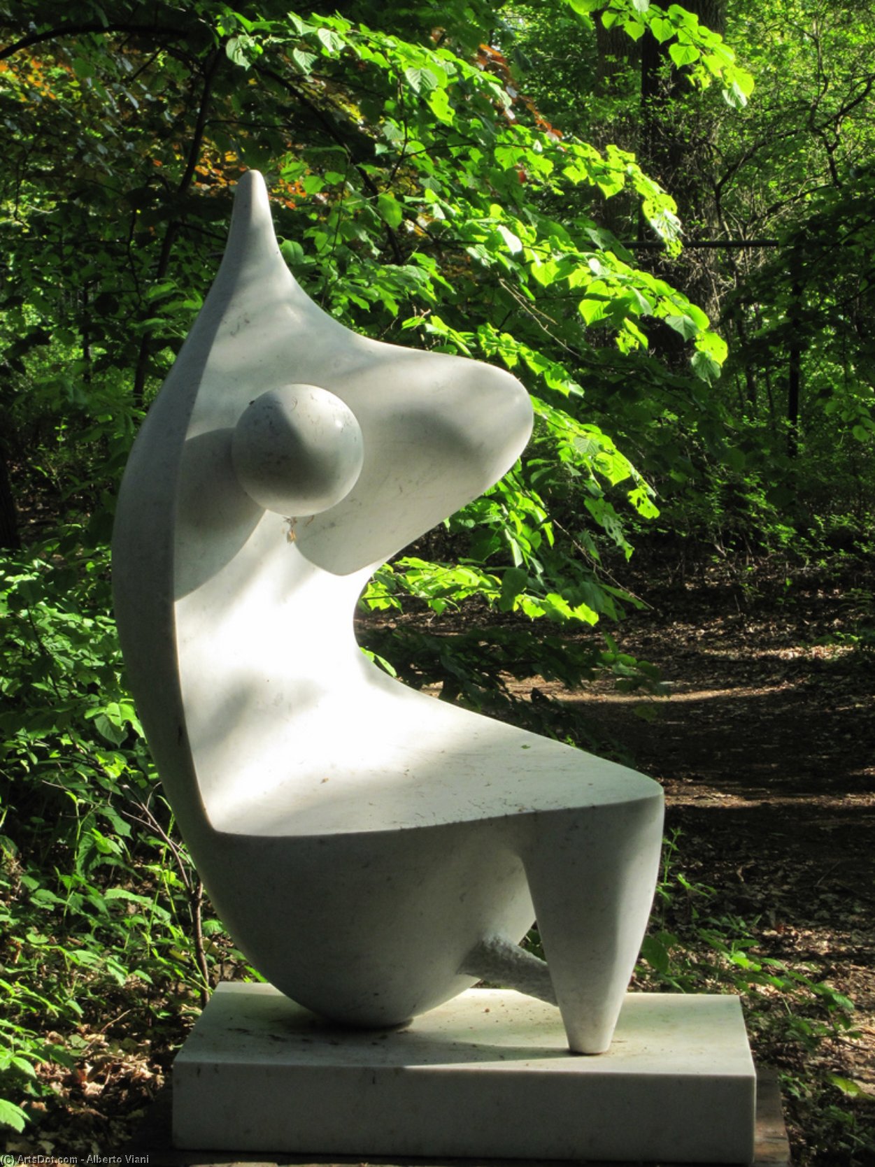 WikiOO.org - Encyclopedia of Fine Arts - Maalaus, taideteos Alberto Viani - Abstract nude, (1949)