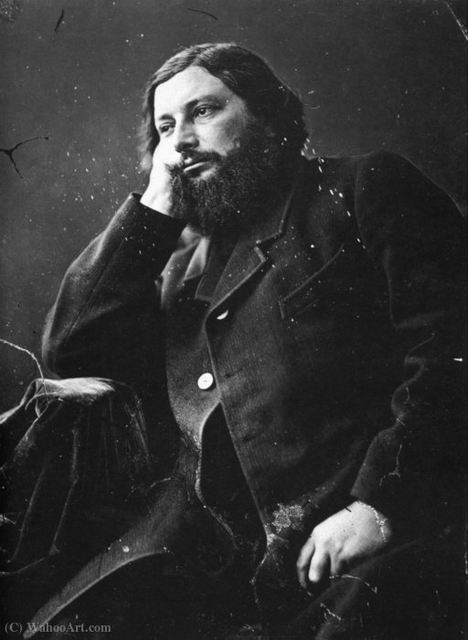 WikiOO.org - Encyclopedia of Fine Arts - Lukisan, Artwork Felix Nadar - portraits Gustave Courbet
