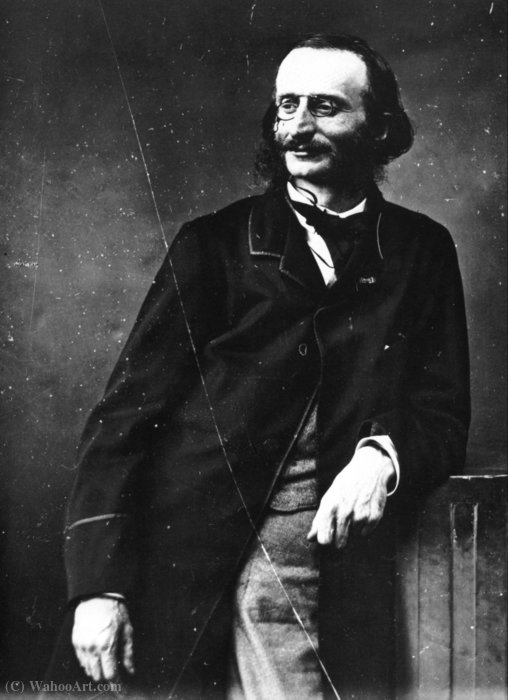 Wikioo.org - The Encyclopedia of Fine Arts - Painting, Artwork by Felix Nadar - portraits Jacques Offenbach