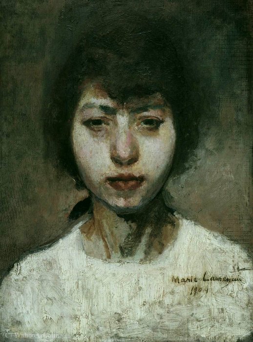 WikiOO.org – 美術百科全書 - 繪畫，作品 Marie Laurencin - Autoportrait（1904）