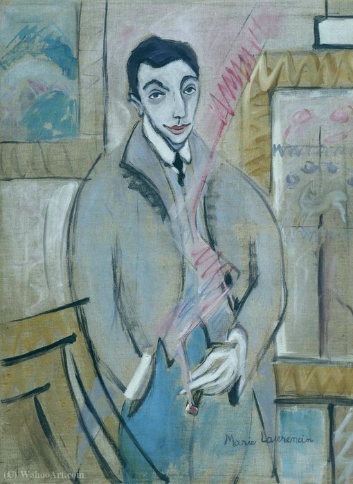 Wikioo.org - The Encyclopedia of Fine Arts - Painting, Artwork by Marie Laurencin - Alfred flechtheim (1912)