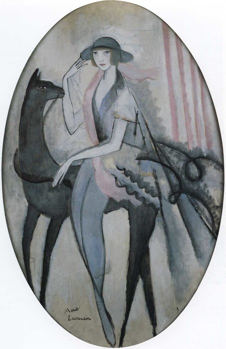 WikiOO.org - Enciclopedia of Fine Arts - Pictura, lucrări de artă Marie Laurencin - Madame André Groult, née Nicole Poiret (1913)
