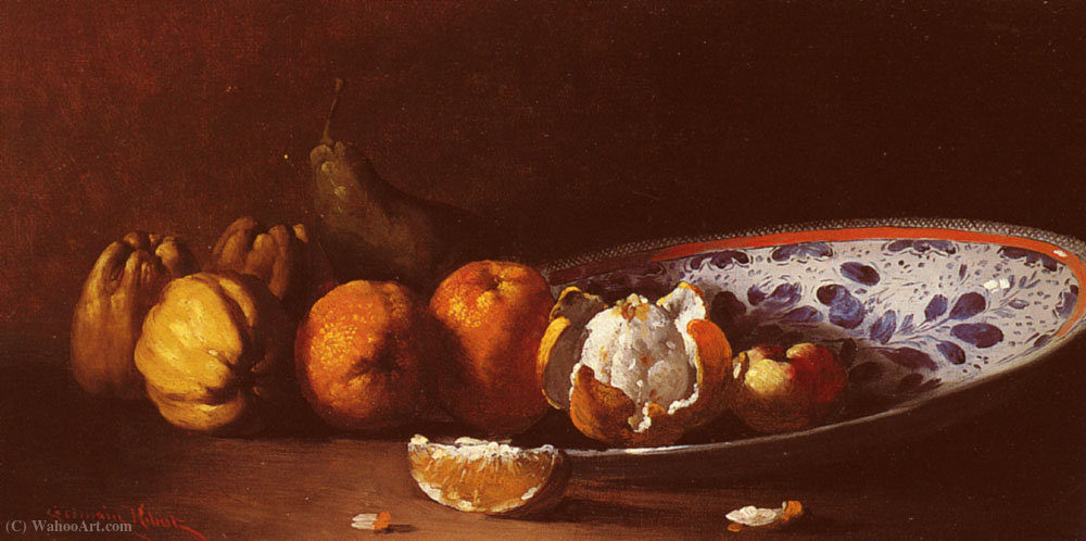 WikiOO.org – 美術百科全書 - 繪畫，作品 Germain Ribot - 静物与水果