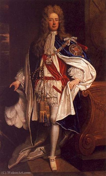 WikiOO.org - Encyclopedia of Fine Arts - Maleri, Artwork Godfrey Kneller - John, 1st Duke of Marlborough