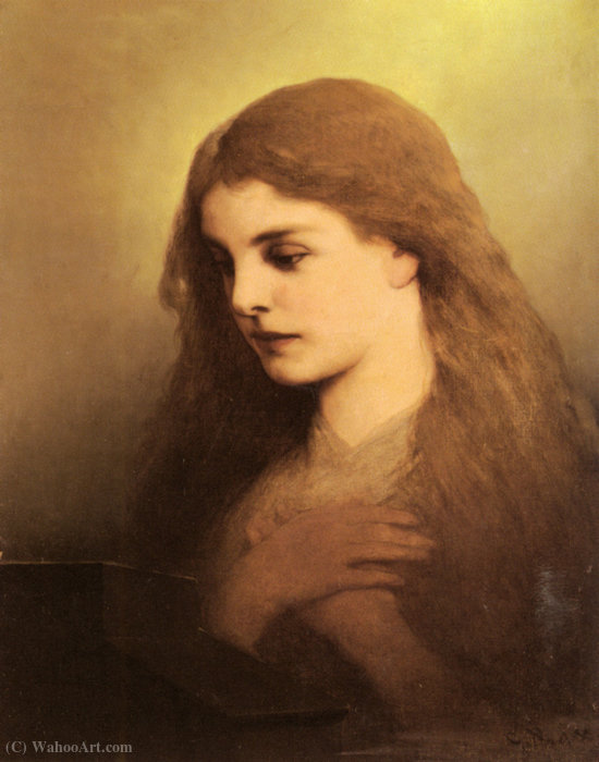 Wikioo.org - The Encyclopedia of Fine Arts - Painting, Artwork by Gabriel Cornelius Ritter Von Max - In love