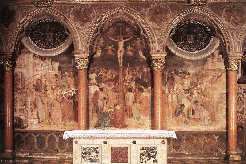 WikiOO.org - Encyclopedia of Fine Arts - Malba, Artwork Altichiero Da Zevio - Crucifixion