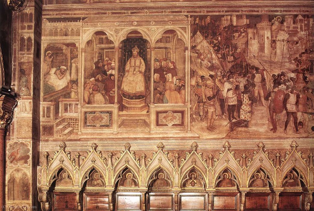 WikiOO.org - Enciklopedija dailės - Tapyba, meno kuriniai Altichiero Da Zevio - Scenes from the Life of St James