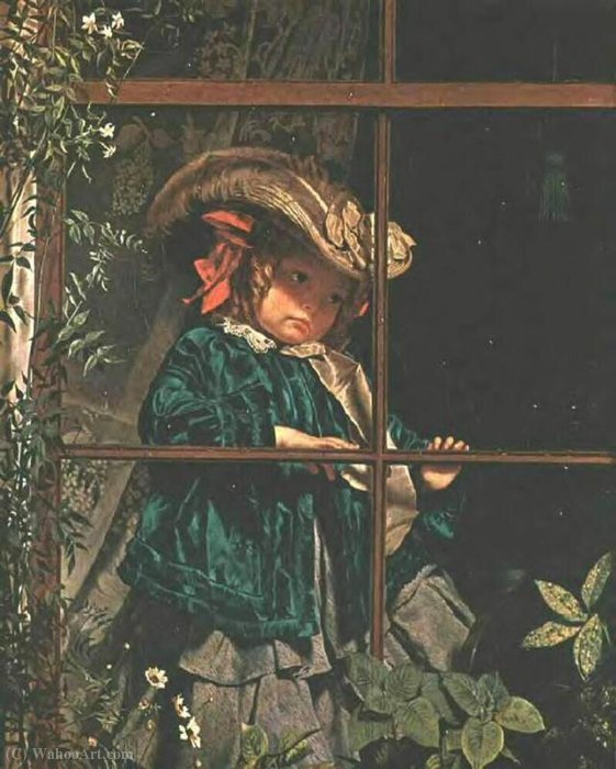 Wikioo.org – L'Enciclopedia delle Belle Arti - Pittura, Opere di Sophie Gengembre Anderson - Non è una passeggiata oggi