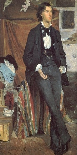WikiOO.org - Enciclopedia of Fine Arts - Pictura, lucrări de artă Louise Breslau - Henry davison, english poet