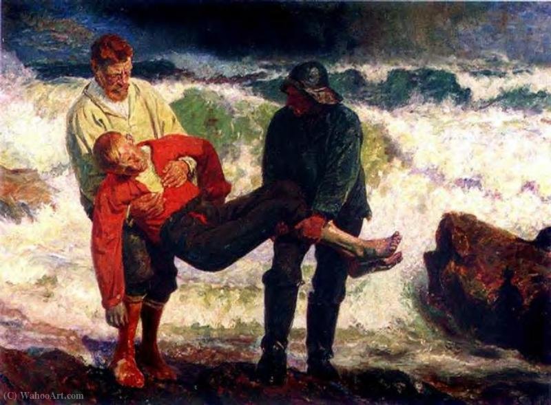 Wikioo.org - The Encyclopedia of Fine Arts - Painting, Artwork by Laurits Tuxen - The drowned