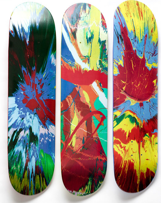 Wikioo.org - The Encyclopedia of Fine Arts - Painting, Artwork by Damien Hirst - Supreme skate decks