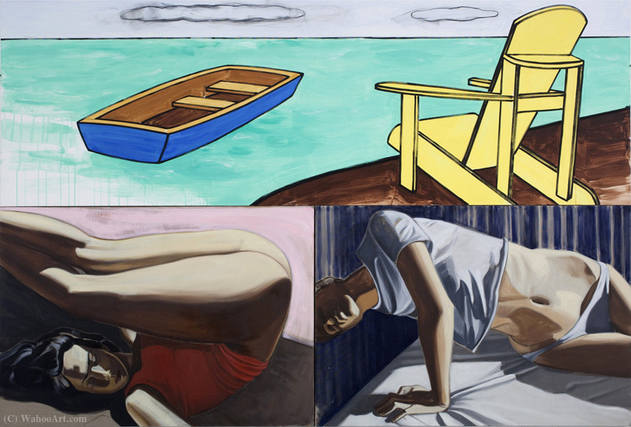 Wikioo.org - The Encyclopedia of Fine Arts - Painting, Artwork by David Salle - Lake district