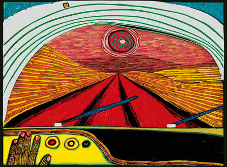 Wikioo.org – La Enciclopedia de las Bellas Artes - Pintura, Obras de arte de Friedensreich Hundertwasser - El Camino a Usted