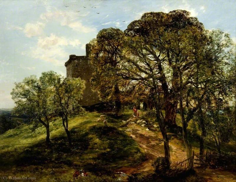 WikiOO.org - Encyclopedia of Fine Arts - Malba, Artwork Alexander Fraser - Castle campbell, springtime