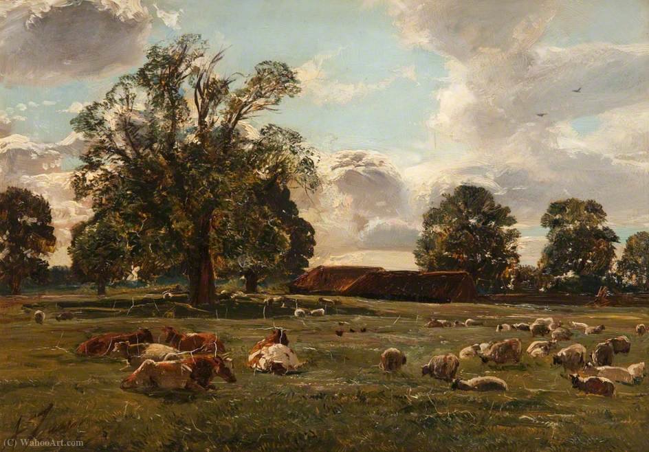 Wikioo.org - The Encyclopedia of Fine Arts - Painting, Artwork by Alexander Fraser - Midsummer pastures
