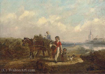 WikiOO.org - Encyclopedia of Fine Arts - Lukisan, Artwork Thomas Smythe - Returning from the market