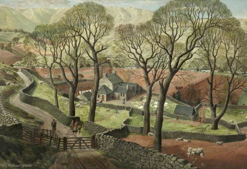 Wikioo.org - The Encyclopedia of Fine Arts - Painting, Artwork by James Mcintosh Patrick - Springtime in Eskdale