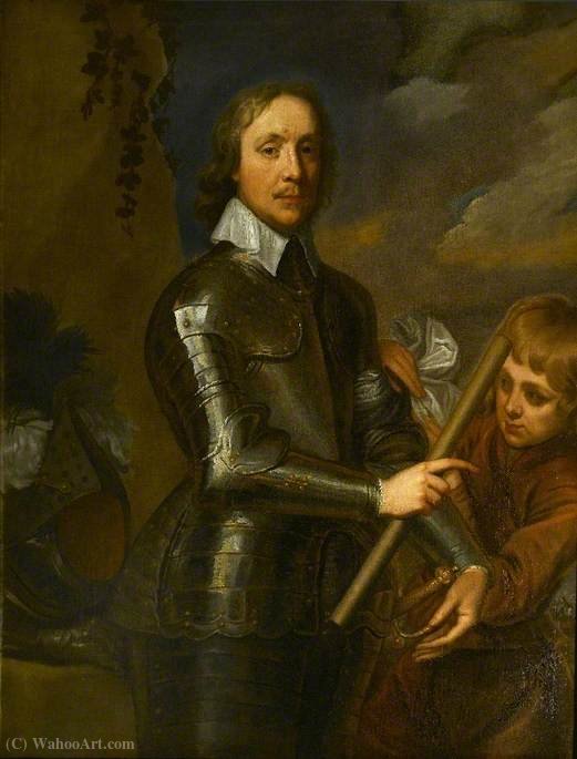 Wikioo.org - The Encyclopedia of Fine Arts - Painting, Artwork by Robert Walker - Wearing Armour, with his Page