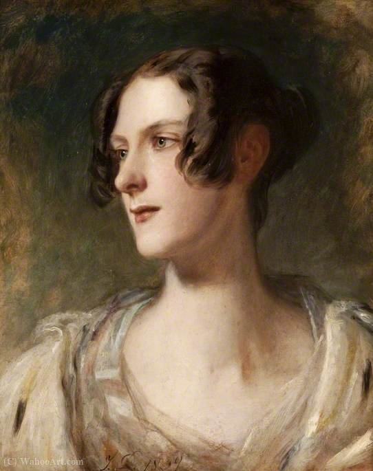 Wikioo.org - The Encyclopedia of Fine Arts - Painting, Artwork by Thomas Duncan - Christina Mitchell McNeil, the Mother of Ina, Dowager Duchess of Argyll