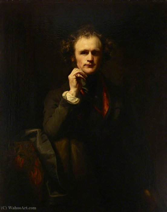 WikiOO.org - 백과 사전 - 회화, 삽화 Thomas Duncan - Self portrait