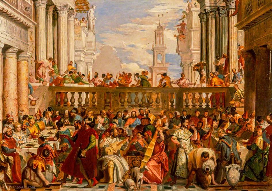 WikiOO.org - Encyclopedia of Fine Arts - Schilderen, Artwork Thomas Duncan - The Marriage at Cana