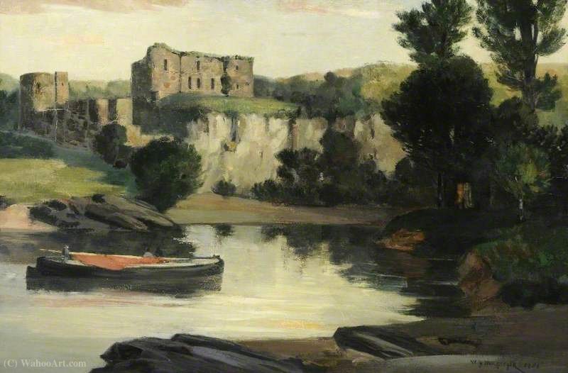 WikiOO.org - Encyclopedia of Fine Arts - Maleri, Artwork William York Macgregor - Chepstow castle