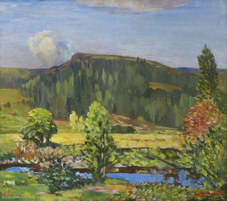 Wikioo.org - The Encyclopedia of Fine Arts - Painting, Artwork by William York Macgregor - Summer landscape