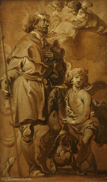 WikiOO.org - Enciklopedija likovnih umjetnosti - Slikarstvo, umjetnička djela Abraham Van Diepenbeeck - Saint roch