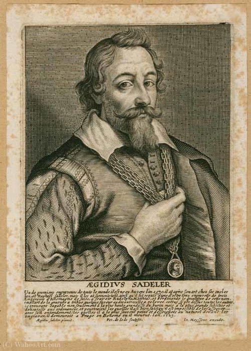 WikiOO.org - Encyclopedia of Fine Arts - Malba, Artwork Aegidius Ii Sadeler - The painter and engraver Egidius Sadeler