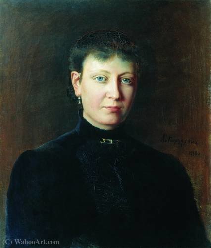 Wikioo.org - The Encyclopedia of Fine Arts - Painting, Artwork by Aleksei Ivanovich Korzukhin - Portrait of a Woman